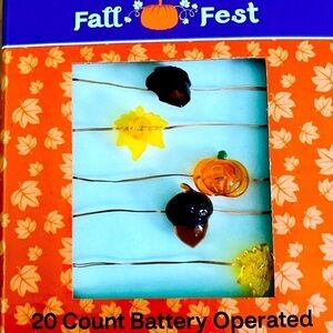 NEW Fall Battery Operated String Lights